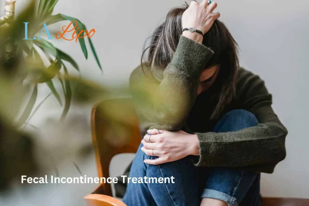 woman worried about fecal incontinence diet Byfleet
